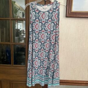 LOFT Midi Flowy Dress